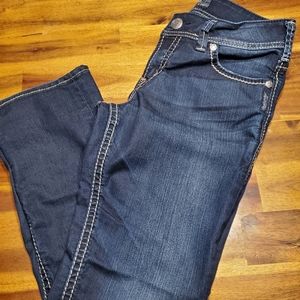 Silver Suki Capri Jean 29W